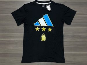 REMERA ARGENTINA NEGRA FESTEJO TALLE S/M