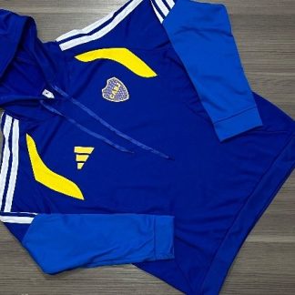 BUZO BOCA JUNIORS CAPUCHA TALLE (M/L/XL/XXL)