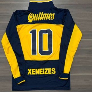 CAMISETA BOCA JUNIORS RETRO N10 MANGA LARGA TALLE S