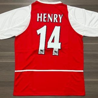CAMISETA ARSENAL TITULAR HENRY N14 TALLE (M/L/XL)