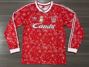 CAMISETA LIVERPOOL TITULAR MANGA LARGA RETRO TALLE (M)