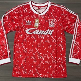CAMISETA LIVERPOOL TITULAR MANGA LARGA RETRO TALLE (M)