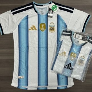 CAMISETA DE ARGENTINA TITULAR VERSION JUGADOR (S/M/L/XL/XXL)