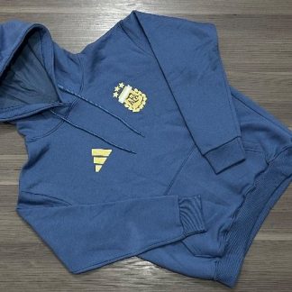 BUZO ARGENTINA CAPUCHA AZUL TALLE (S)