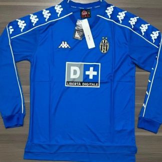CAMISETA JUVENTUS AZUL KAPPA RETRO MANGA LARGA TALLE M/L/XL/XXL