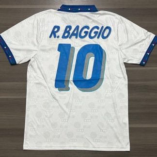 CAMISETA ITALIA SUPLENTE RETRO BAGGIO N10 TALLE (S/M/L/XXL)