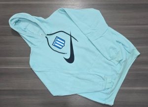 BUZO CANGURO RACING NIKE CELESTE TALLES(M/L/XL)