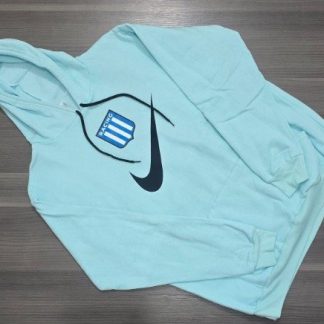 BUZO CANGURO RACING NIKE CELESTE TALLES(M/L/XL)
