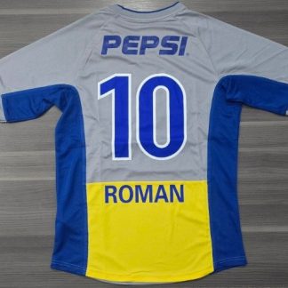 CAMISETA BOCA ROMAN GRIS QUILMES RETRO (M/L/XL/XXL)