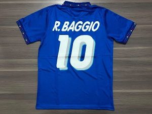 CAMISETA ITALIA TITULAR RETRO BAGGIO N10 TALLE (S/M/L/XXL)