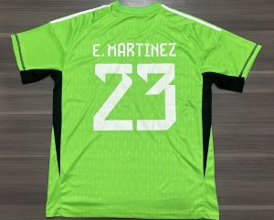 CAMISETA ARGENTINA ARQUERO VERDE MARTÍNEZ SIN PARCHE TALLE S/M
