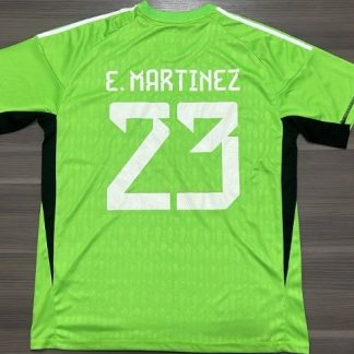 CAMISETA ARGENTINA ARQUERO VERDE MARTÍNEZ SIN PARCHE TALLE S/M