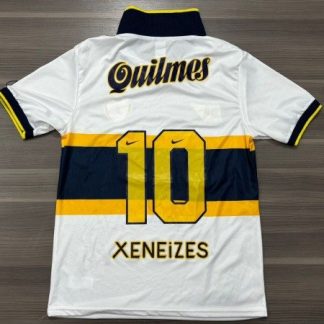 Camiseta Boca Quilmes N10 Blanca Retro (M)
