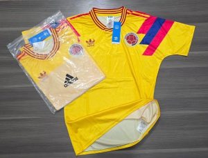 COLOMBIA TITULAR RETRO MUNDIAL 90 TALLES(S/M/L)