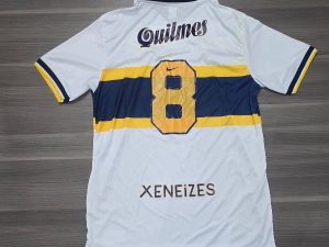 CAMISETA BOCA JUNIORS BLANCA RETRO TALLE M