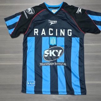 CAMISETA RACING NEGRA RETRO TALLE S