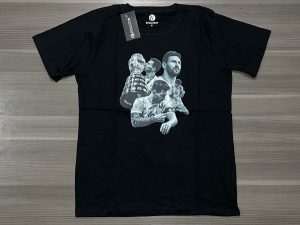 REMERA ARGENTINA MESSI NEGRA TALLE (M/XL)
