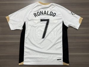 CAMISETA MANCHESTER UNITED SUPLENTE RONALDO (TALLE M/XL) RETRO
