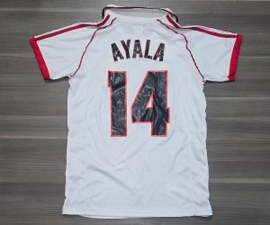 CAMISETA MILÁN BLANCA RETRO AYALA TALLE M