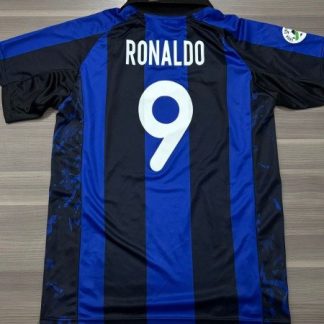 CAMISETA INTER MILAN TITULAR RONALDO (TALLE S/L/XL/XXL) RETRO