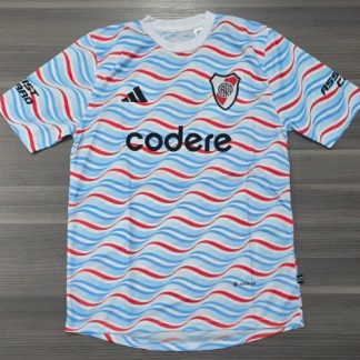 CAMISETA RIVER PREMATCH CELESTE (S/M/L)