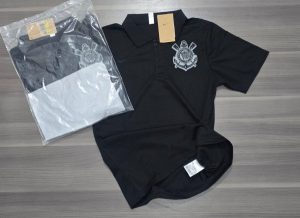 CHOMBA CORINTHIANS ALL BLACK TALLES(S/M)