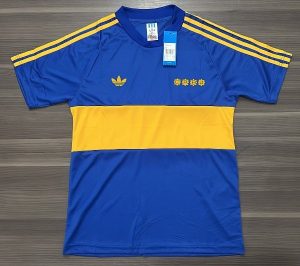 CAMISETA BOCA RETRO AZUL TALLE (S)
