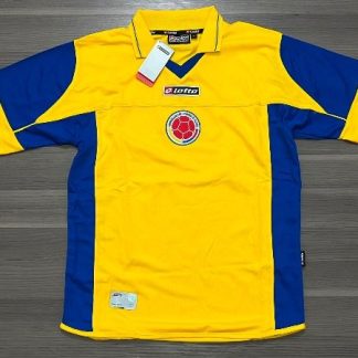 CAMISETA COLOMBIA TITULAR RETRO TALLE (M/L/XL/XXL)