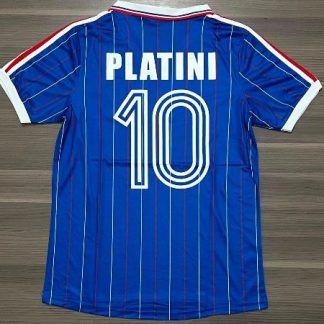 CAMISETA FRANCIA TITULAR RETRO PLATINI N10 TALLER (M/L/XL/XXL)