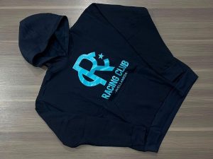 BUZO RACING CLUB CAPUCHA TALLE (M/L/XL/XXL)