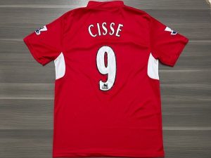 CAMISETA LIVERPOOL TITULAR RETRO CISSE N9 TALLE XL