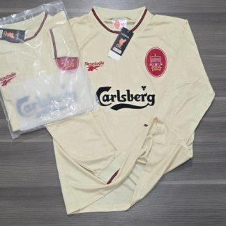 LIVERPOOL SUPLENTE RETRO MANGA LARGA 1996 TALLES(M/ XL/ XXL)