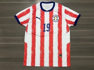 CAMISETA PARAGUAY TITULAR ENCISO N19 TALLER S/M/L/XL/XXL