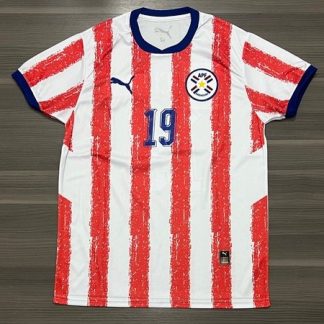 CAMISETA PARAGUAY TITULAR ENCISO N19 TALLER S/M/L/XL/XXL