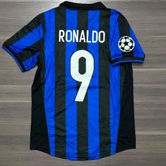 CAMISETA INTER MILÁN TITULAR RETRO RONALDO N9 TALLE (S/M/XXL)