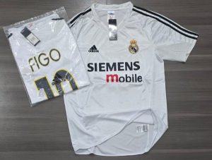 REAL MADRID RETRO TITULAR 2004 FIGO 10 TALLES(M/L/XL/XXL)