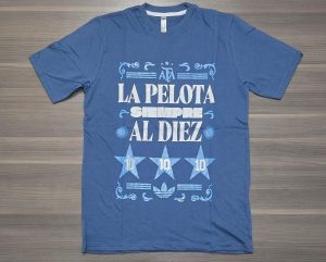 REMERA LA PELOTA SIEMPRE AL DIEZ TALLES(M)