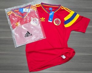 COLOMBIA SUPLENTE RETRO MUNDIAL 90 TALLES(S/M/L/XL)