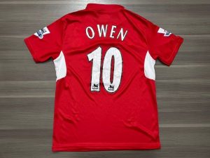 CAMISETA LIVERPOOL TITULAR OWEN (TALLE L) RETRO