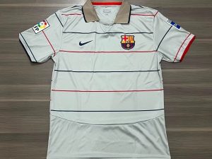 CAMISETA BARCELONA GRIS MESSI TALLE M/XXL