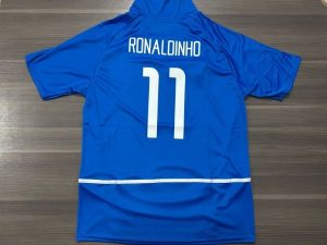 CAMISETA BRASIL SUPLENTE RONALDINHO (TALLE XXL) RETRO