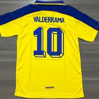 CAMISETA COLOMBIA TITULAR RETRO VALDERRAMA TALLE XL/XXL
