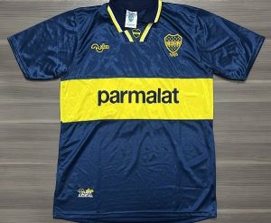 CAMISETA BOCA RETRO PARMALAT TALLE S
