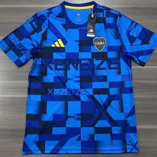 CAMISETA BOCA PREMATCH TALLE M
