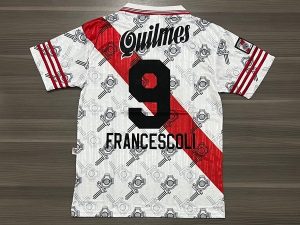 CAMISETA RIVER PLATE TITULAR RETRO FRANCESCOLI N9 TALLE (L)