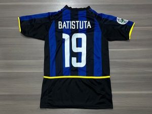 CAMISETA INTER MILÁN TITULAR RETRO BATISTUTA N9 TALLE S