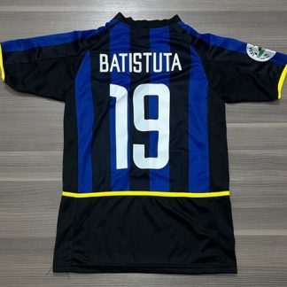 CAMISETA INTER MILÁN TITULAR RETRO BATISTUTA N9 TALLE S