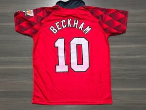 CAMISETA MANCHESTER UNITED RETRO BECKHAM N10 TALLE (L/XL/XXL)