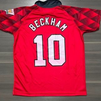CAMISETA MANCHESTER UNITED RETRO BECKHAM N10 TALLE (L/XL/XXL)