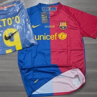 BARCELONA RETRO TITULAR 2008 ETO 9 TALLES(L/XL/XXL)